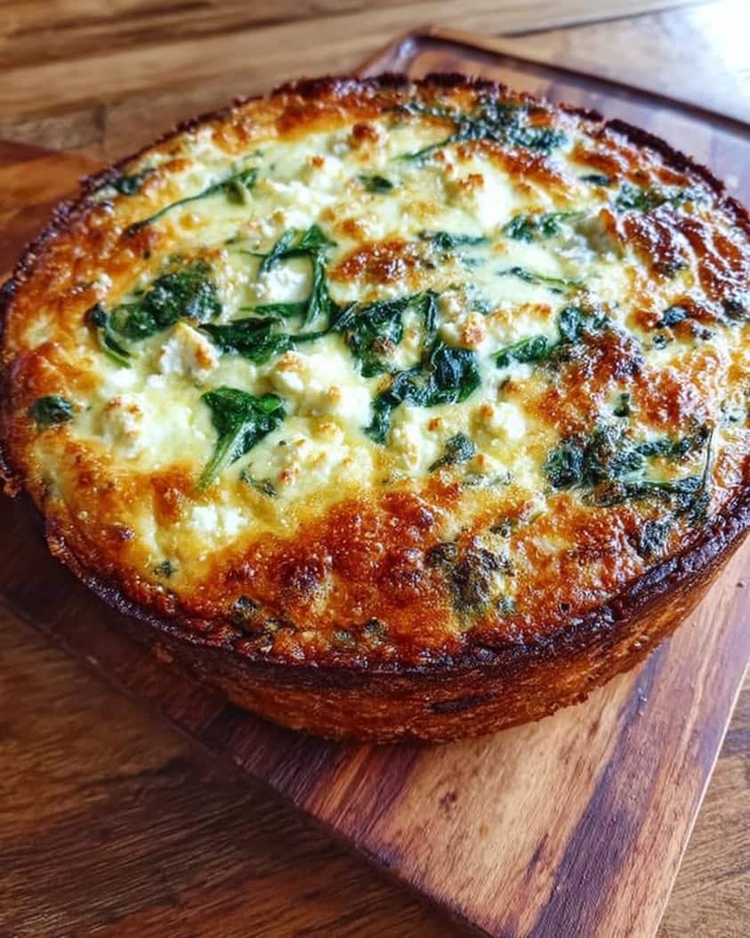spinach feta roasted garlic bake