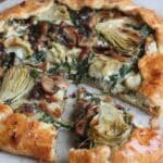 spinach mushroom artichoke galette 1