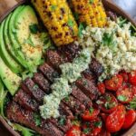 steak avocado roasted corn bowl 1