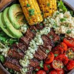steak avocado roasted corn bowl 2
