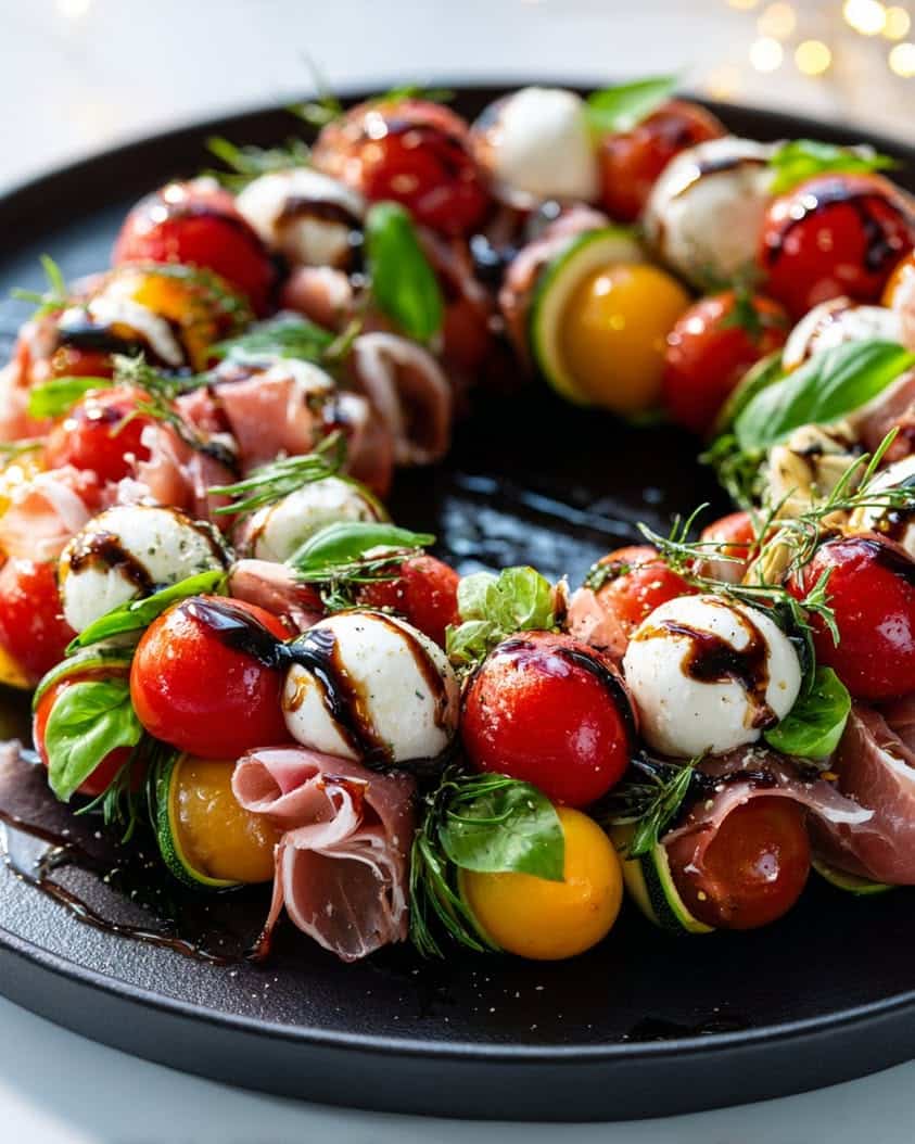 stunning wreath salad centerpiece recipe