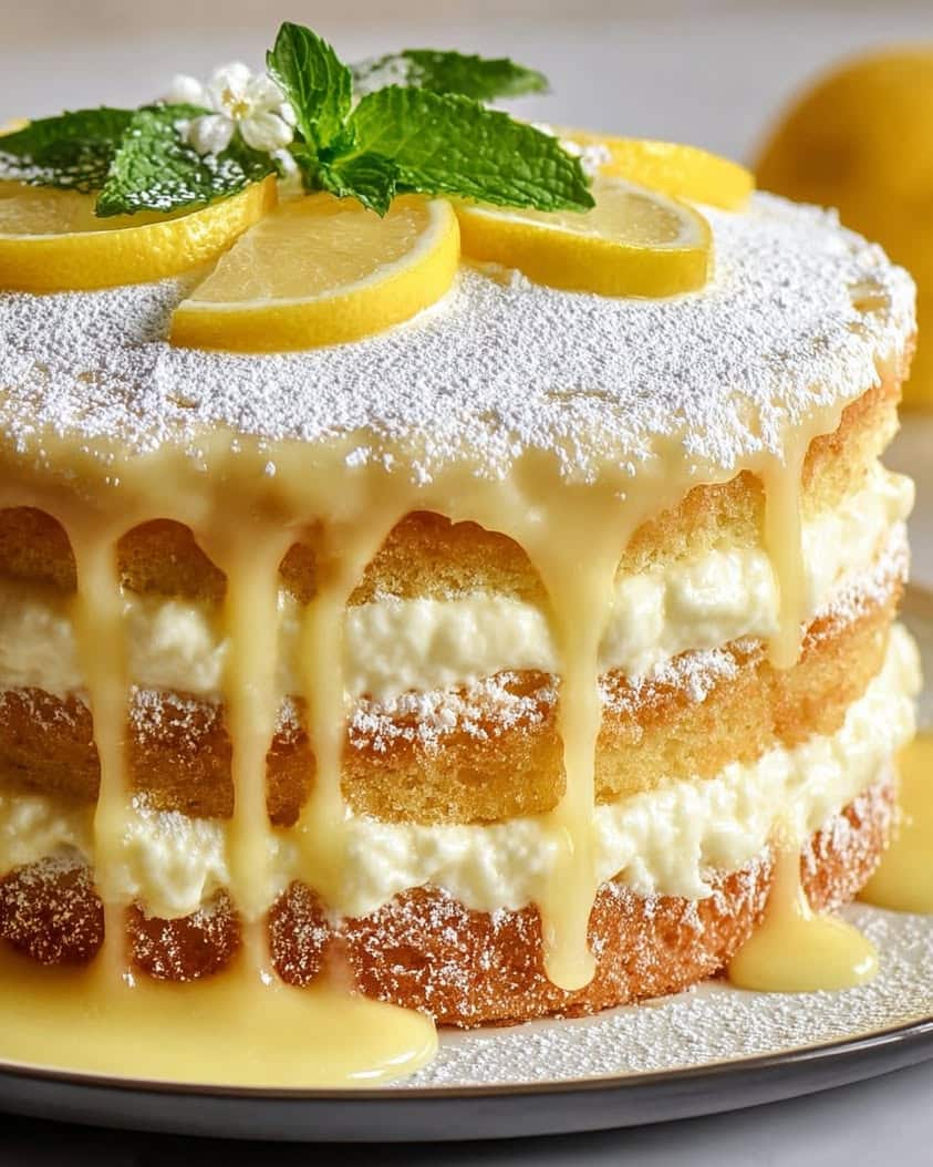 sunny cake citrus cream