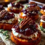 sweet potato cranberry cream cheese 1