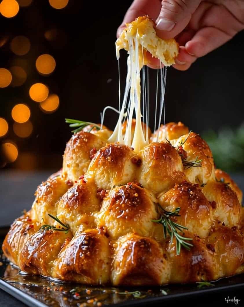 sweet spicy pull apart christmas tree