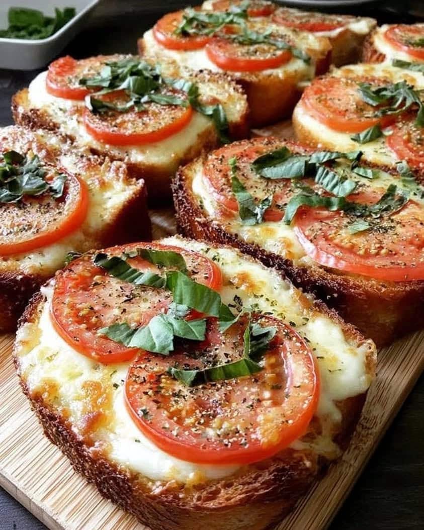 tomato basil garlic bread