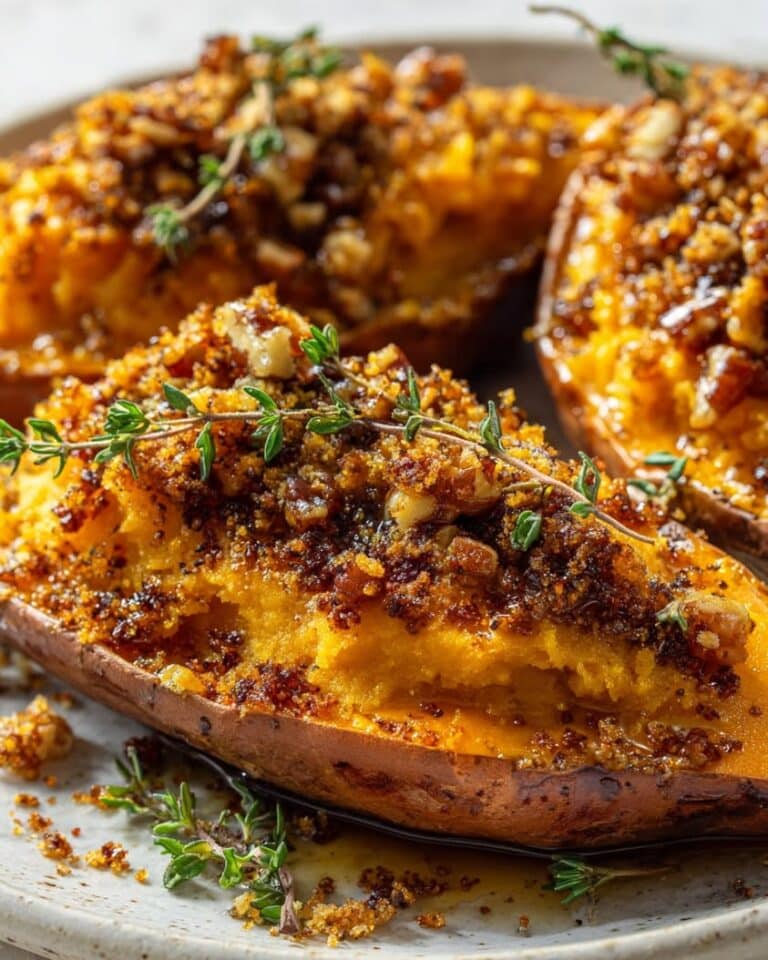 twice baked sweet potatoes maple pecan