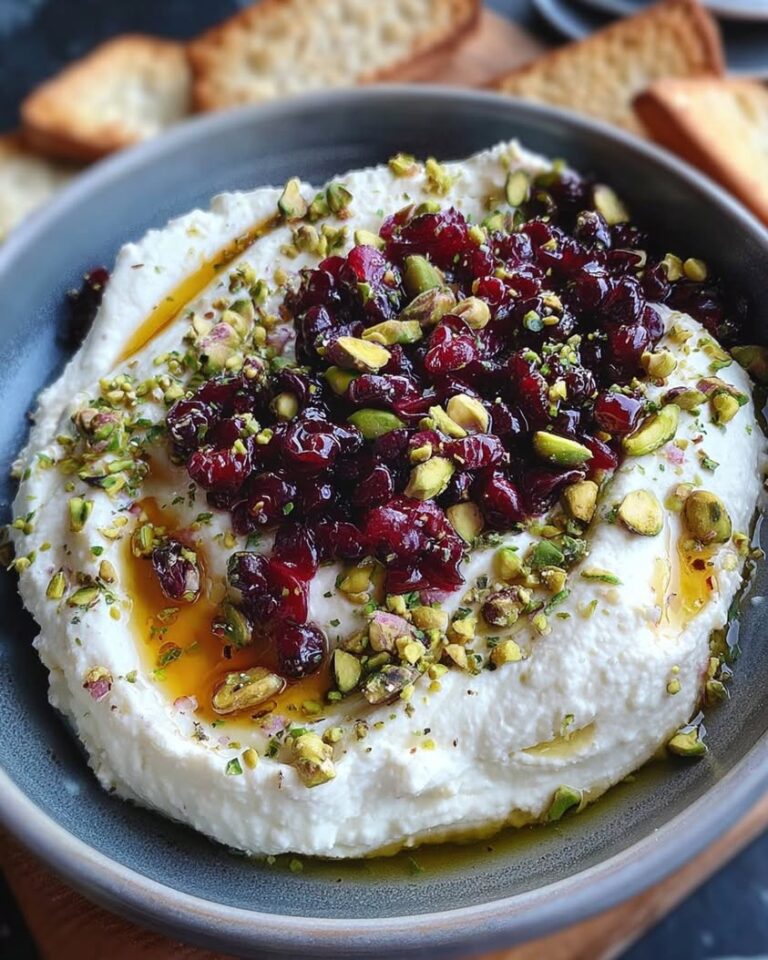 whipped feta dip honey pistachios