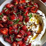 whipped feta roasted strawberries 1
