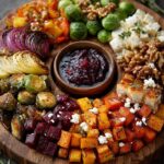 antipasto wreath brussels sprouts feta