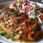 apple cider chicken autumn slaw