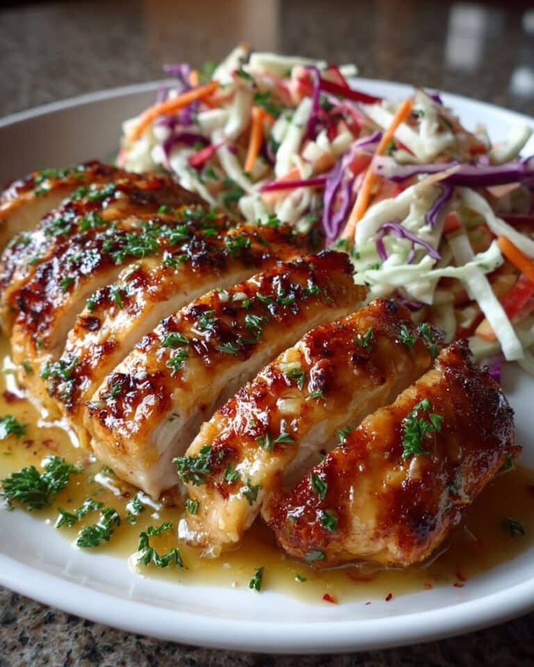 apple cider chicken autumn slaw