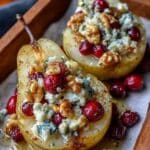 baked pears cranberries honey walnuts 2