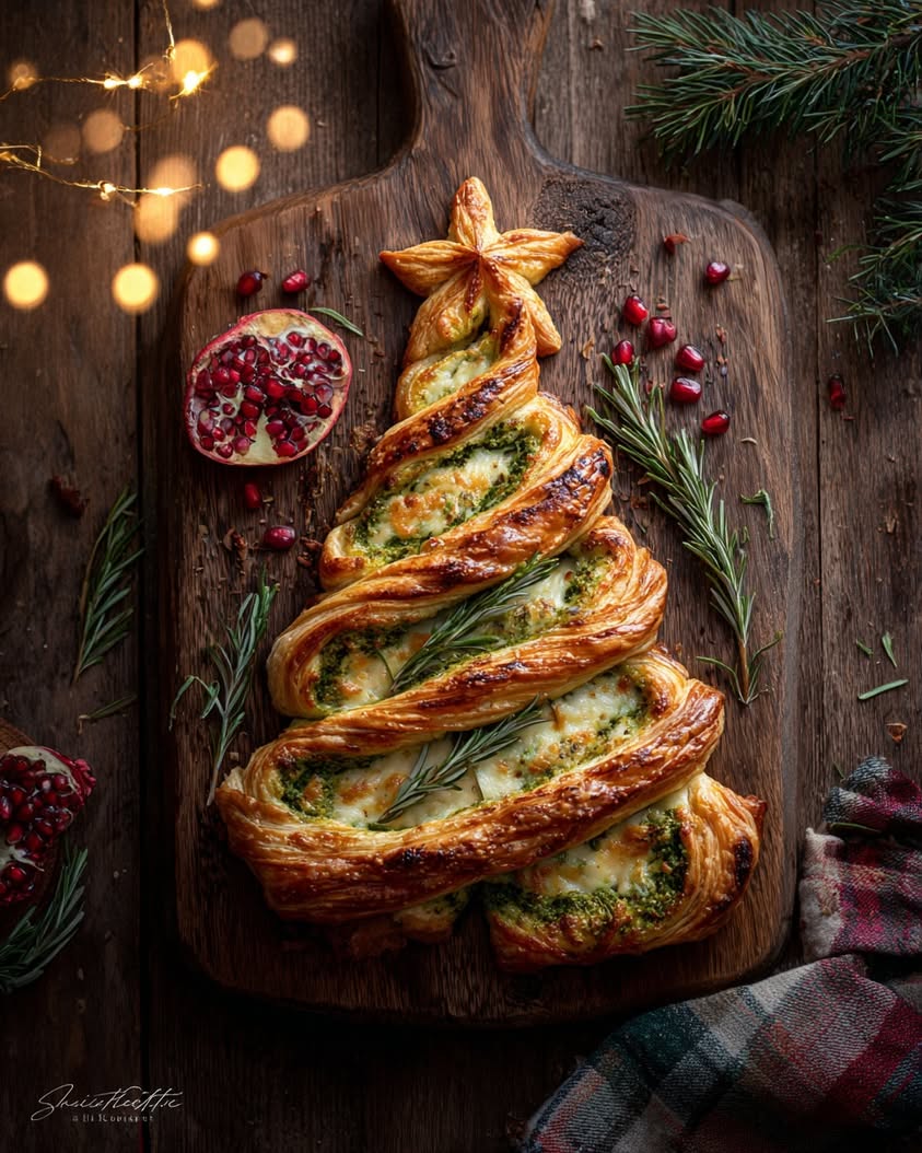 basil pesto cheese puff pastry