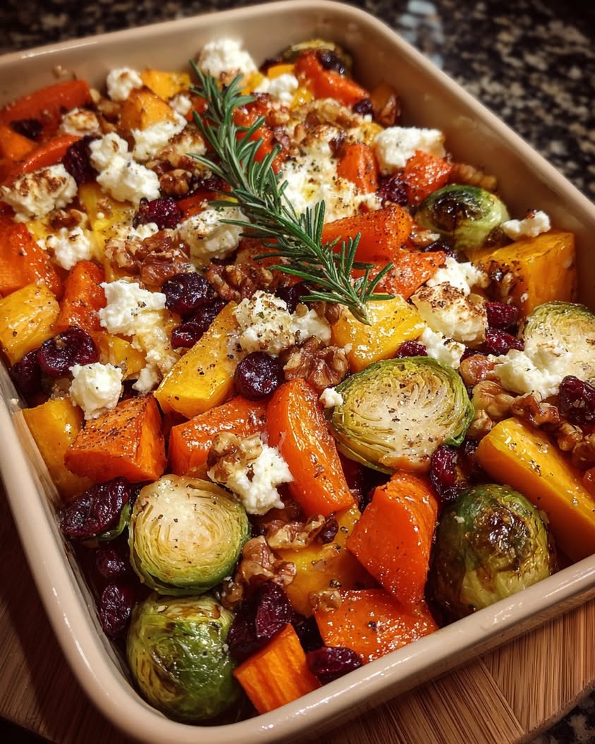 butternut squash roasted vegetables honey