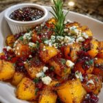 caramelized butternut squash gorgonzola cranberry 2