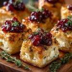 caramelized maple brie bites