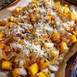 caramelized onion gruyere squash
