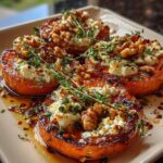caramelized persimmon brie walnuts honey