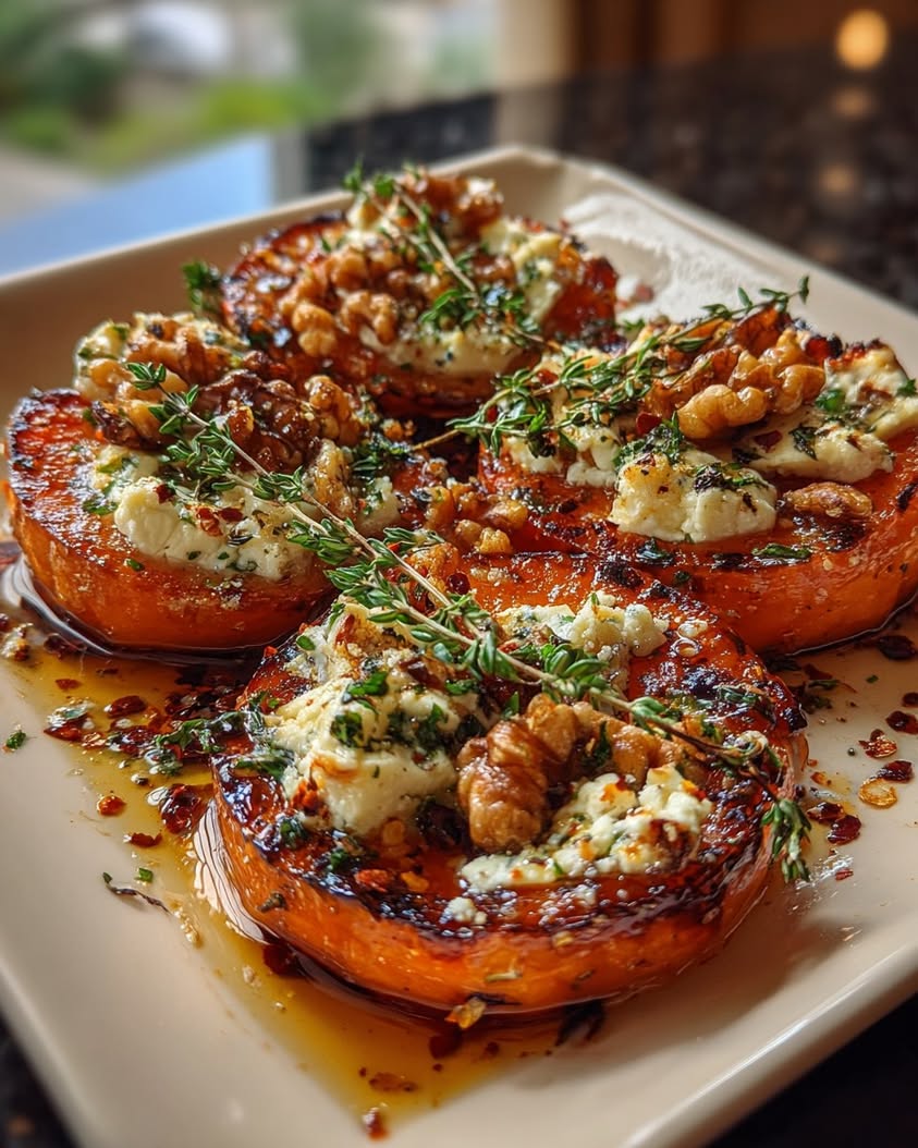caramelized persimmon brie walnuts honey