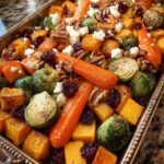 caramelized roasted vegetables feta walnuts 2