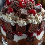 christmas black forest trifle