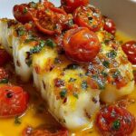 cod lemon butter tomato sauce