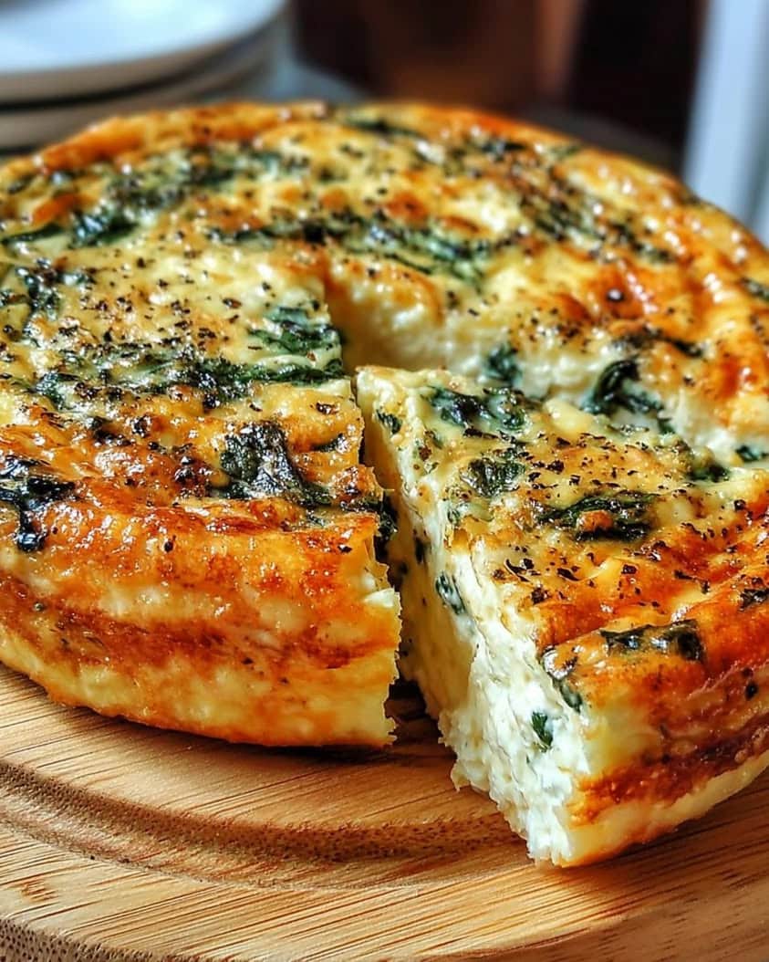 cottage cheese spinach quiche