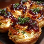 cranberry brie pastry blossoms