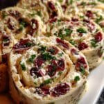 cranberry cream cheese pinwheels