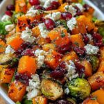 cranberry glazed roasted butternut squash