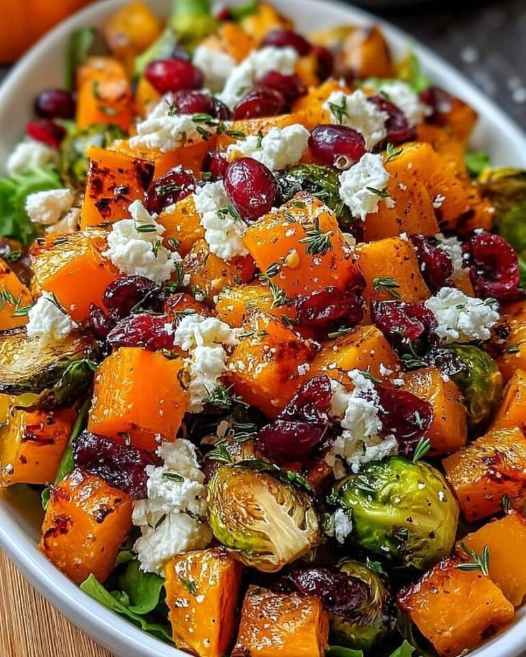 cranberry glazed roasted butternut squash