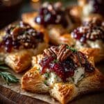 cranberry maple brie puff pastry