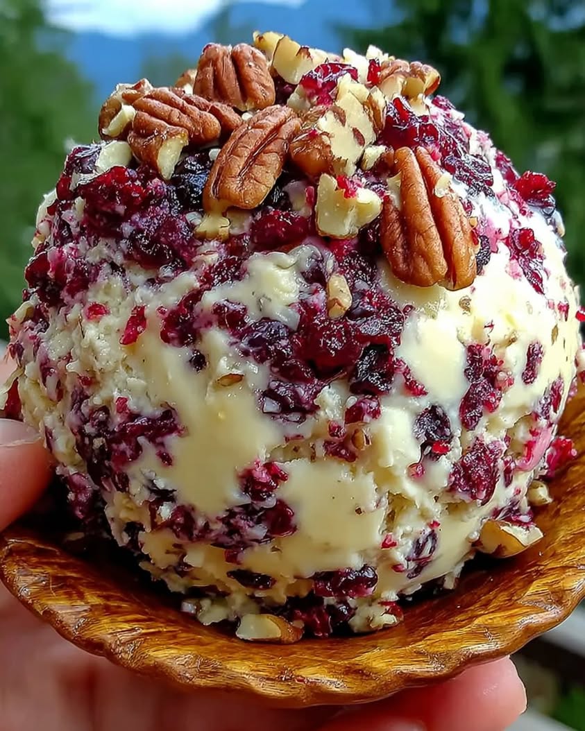 cranberry pecan cheese ball