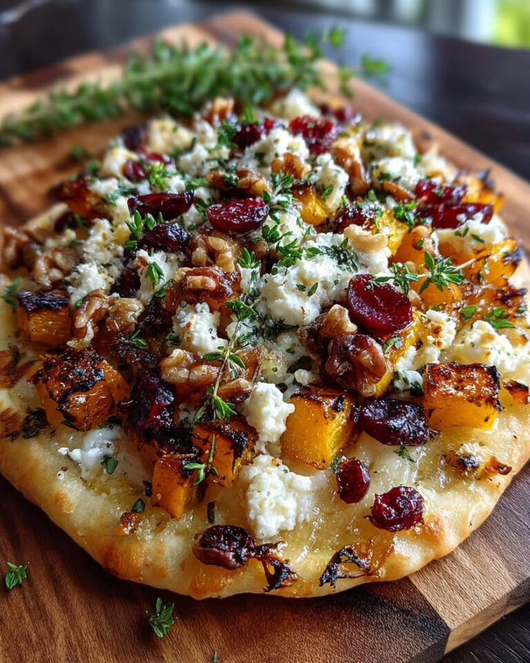 cranberry walnut brie flatbread