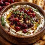 cranberry whipped feta dip