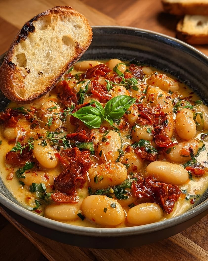 creamy tuscan marry me butter beans