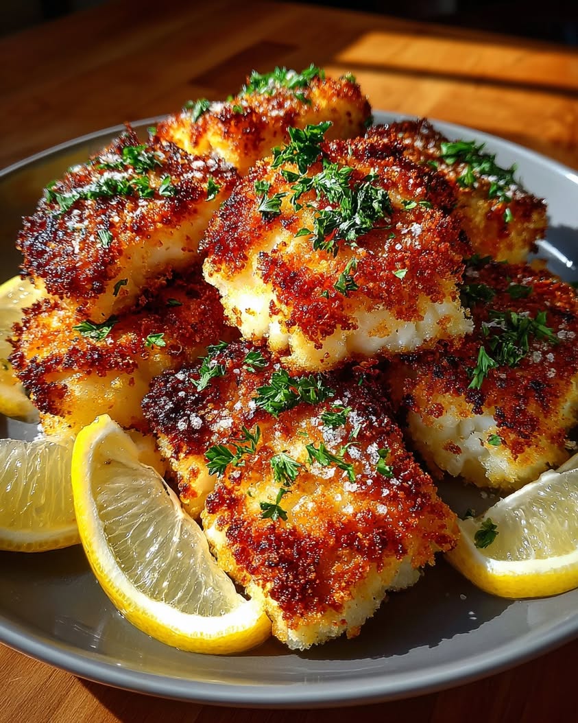 crispy air fryer parmesan cod