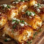 crispy feta rolls spicy honey