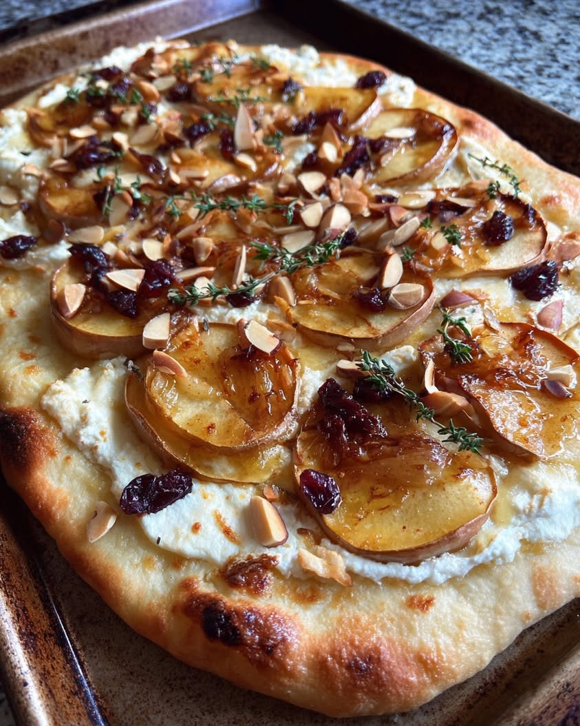 crispy harvest flatbread mascarpone