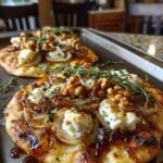 crispy naan brie caramelized onions
