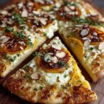 golden beet brie flatbread orange honey