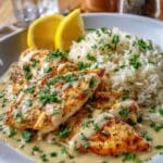 grilled chicken creamy garlic sauce