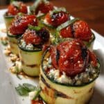 grilled zucchini rollups lemon basil ricotta
