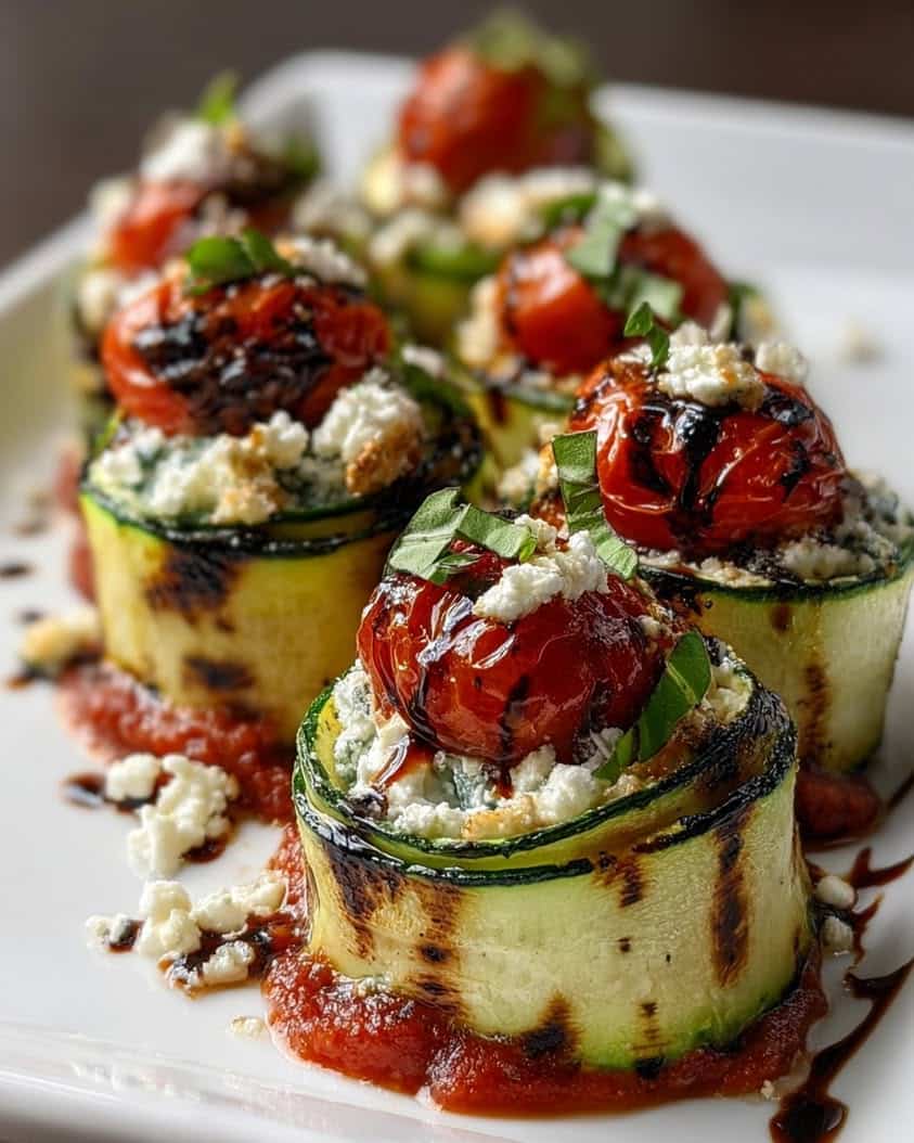 grilled zucchini rollups lemon basil ricotta 2