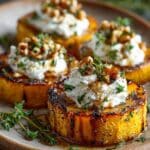 maple butter butternut squash rounds