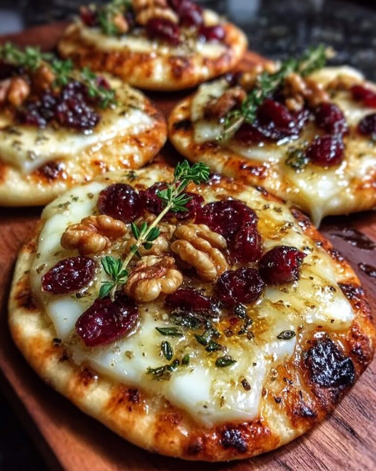mini pizza brie cranberries walnuts 2