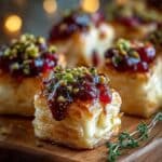 pistachio crusted brie bites 1