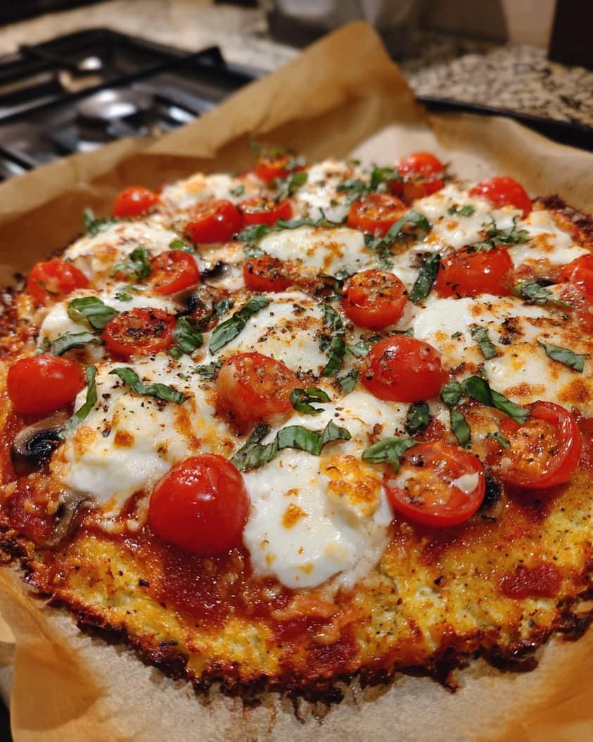 pizza cottage cheese crust