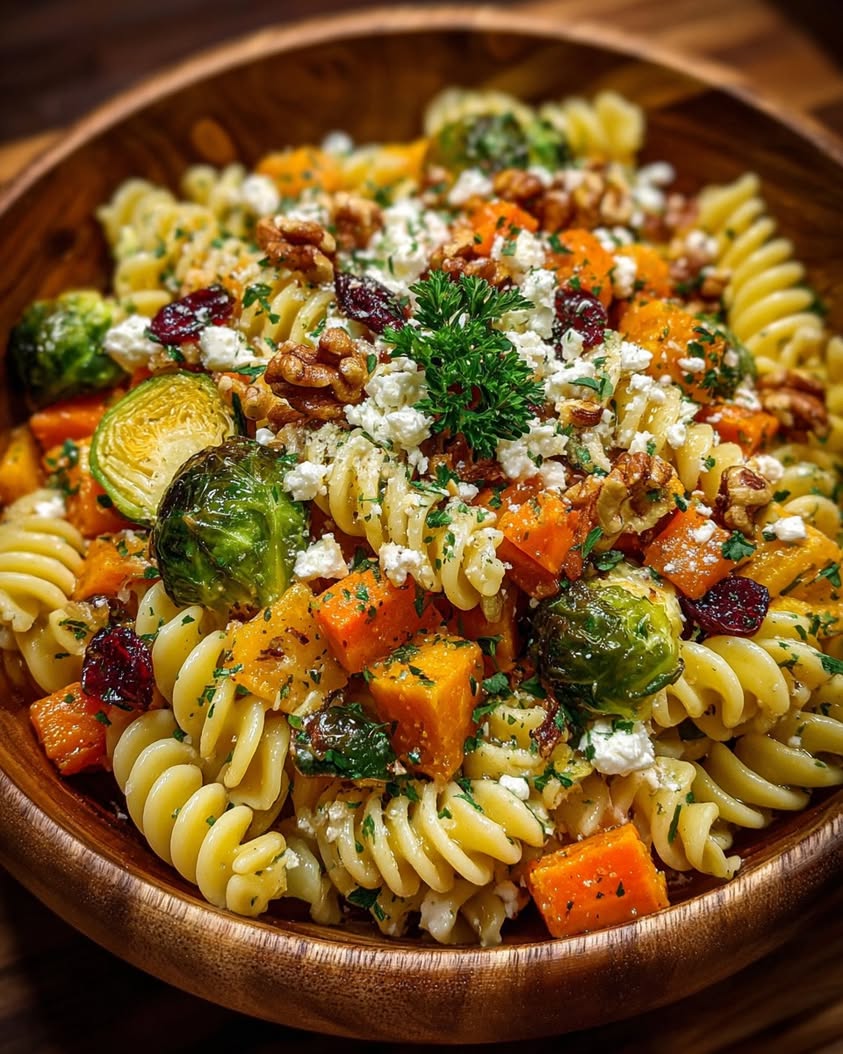 roasted butternut squash pasta