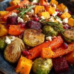 roasted root vegetables brussels sprouts